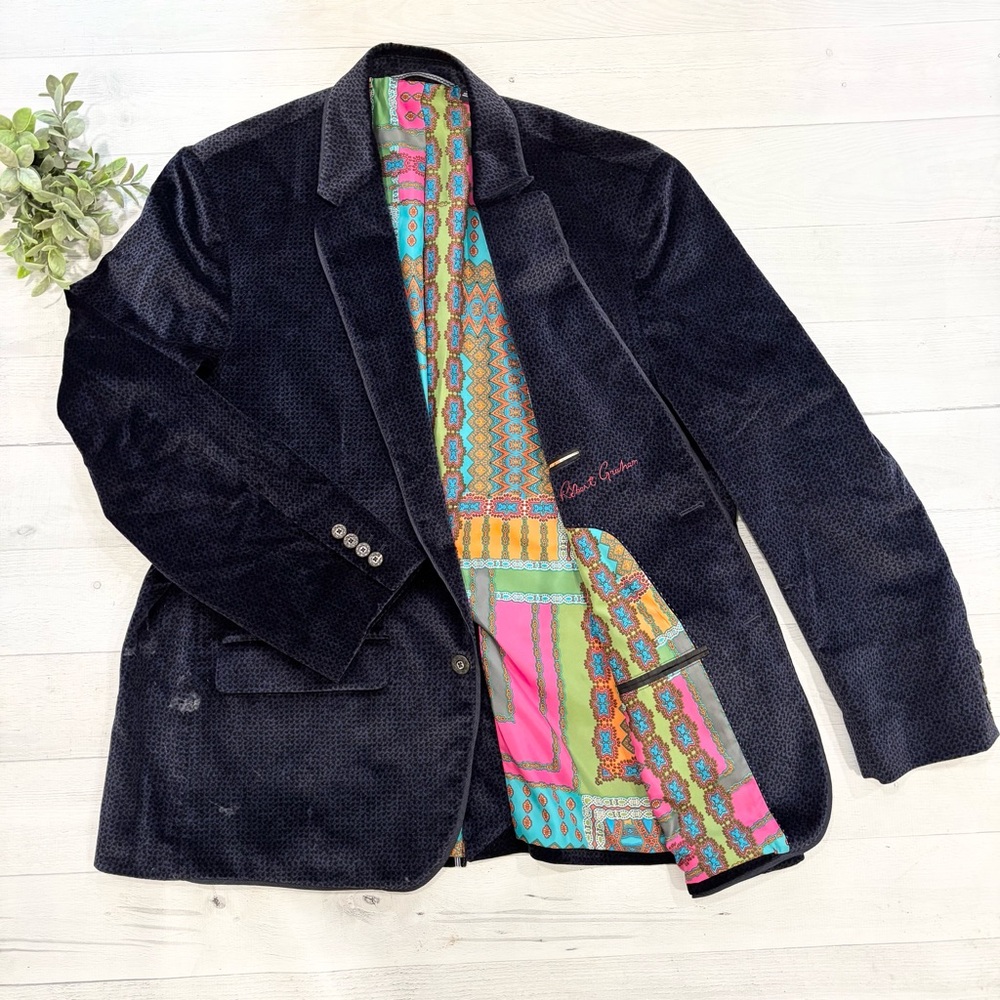 Robert Graham Men’s Velvet Blazer 48R